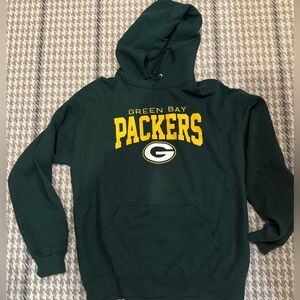 Green Bay Packers Hoodie – NFL Team Apparel Pullover Sweatshirt Size L